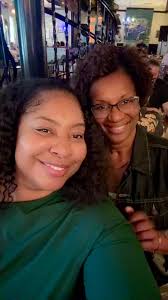 Ava Mouton and me at Comeaux's Black History Program today!!