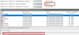 Scep Deployment To Windows 10 Devices Fails After You Renew The Ca Certificate Windows 10 Deployment Intune