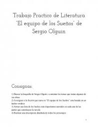 Este lugar es un pequeño parque alrededor de una fábrica destruida. Preguntas Y Respuestas El Equipo De Los Suenos De Sergio Olguin Tareas Astrid9442