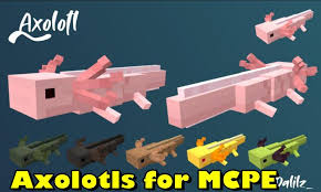 Blue axolotl spawn egg addon. Axolotls Mod For Minecraft Pe For Android Apk Download