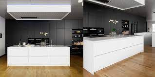 A hit for the kitchen interiors of the '80s, this color combo still remains a modern option today. Decorating Minimalist Black And White Kitchen Design Idea Roohome