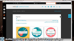 Mebbis öğrenci ve veli giriş ekranı için tıkla. Mebis Tutorial 1 Anlegen Eines Kurses Im Grid Format Youtube