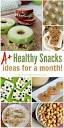 A Month of Healthy Snack Ideas - Easy & Creative Ideas - Mom Endeavors