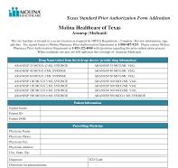 Molina HealthCare of Texas Aranesp (Medicaid)