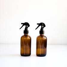 Amber Glass Spray Bottles 8 Oz Set Of 2 Helen Milan Glass Spray Bottle Amber Spray Bottle Spray Bottle