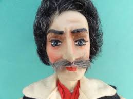 Vtg HANDMADE DOLL Greek Folklore Man 1970's, Dolss & Professions Greek  Local Costumes, Painted Face Doll Greek Man Figure Doll
