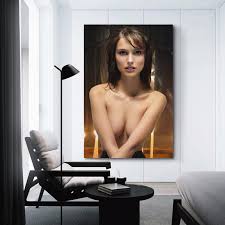 Amazon.com: ZaLiX Natalie Portman Sexy Art Canvas Bedroom Decor  08x12inch(20x30cm) Unframe-style: Posters & Prints