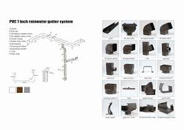 If you're going into solid pipe, debris tends to wash. Installation Of Pvc Gutter Drainage System Pvc Fitting Factory