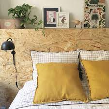 Amateur d'astuces diy, il n'y a plus qu'à suivre le guide ! Avant Apres Une Tete De Lit Diy En Osb Wellsat
