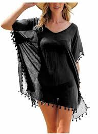 Black Bathing Suit Cover Up Walmart Women Beachwear Swimwear Bikini Beach Cover Up Tassel Lady Summer Dress Black Ad Bikini Affiliate Bea Cover Beachwear Women Swimsuits Mini Dresses Summer