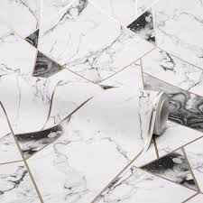 It also illuminates and enhances your surroundings while projecting success and prosperity. Nexus Geometric Wallpaper Black Gold Wallpaper From I Love Wallpaper Uk