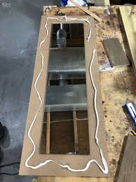 Awesome no slack pallet american flag. Diy Rustic Mirror Frame The Navage Patch