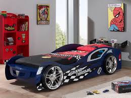 Kinderbett auto | von kindern für kinder. Autobett In 90x200 Cm Mit Spoiler Und Felgen Hero Blau
