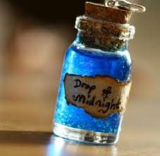 Blue Water And Glitter Or Blue Hair Gel And Glitter Would Work Good For This Potion Bottle Bottle Charms Bottle Potion Bottle