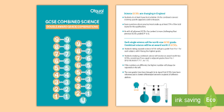 For more information about how ofqual regulates gcses, as and a levels read our guide 'regulating gcses, as and a levels: Free Gcse Combined Science Double Award Grade Combinations Dfe Adult