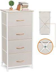 We stock a wide range of drawer chests, , tallboys, and storage cabinets. Cosyland Narrow Chest Of Drawers With 4 Fabric Drawers Storage Tower Sturdy Organiser Furniture For Bedroom Bathroom Flat Entrance Hallway Children S Room Black Beige Amazon De Home Kitchen