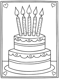 Pin By Neuraci Lago On Magui Cartoon Birthday Cake Birthday Coloring Pages Happy Birthday Coloring Pages