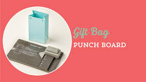 Image result for stampin up youtube gift bag punch board
