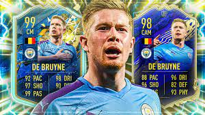 Kevin de bruyne is in contention for the premier league player of the season for his performances in the 2019/20 campaign. Fifa 20 Tots De Bruyne Vs Toty De Bruyne Squad Builder Battle Rip Youtube