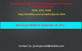 International Journal Of Soft Computing Mathematics And Control Ijscmc The International Journal Of Soft Computing Mathematics And Control Ijscmc Mathematics Soft Computing Numerical Methods