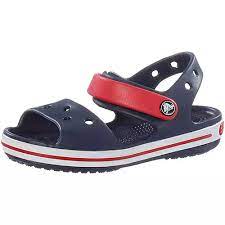 Doch sie können noch viel mehr! Crocs Crocband Sandalen Kinder Navy Rot Im Online Shop Von Sportscheck Kaufen