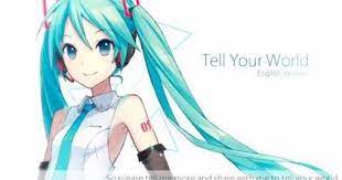 Hatsune Miku V4 English Tell Your World Cover Hatsune Miku Miku Hatsune