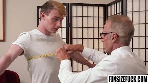 Twink fucked by tattoed GIANT in tailor shop! - XNXX.COM