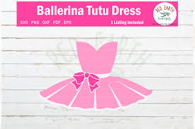 Svg cut files are a graphic type that can be scaled to use with the silhouette cameo or cricut. Pink Ballerina Tutu Dress With Bow Svg In Svg Png Dxf Pdf 472895 Cut Files Design Bundles