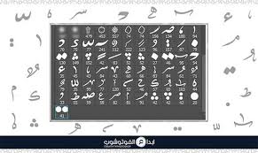 تحميل فرش تشكيل الكتابة العربية مجانا للفوتوشوب