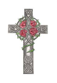 The size of this tattoo can be big or medium. Celtic Cross Drawings Celtic Cross Tattoo Design Commision By Laurenroseox Honey