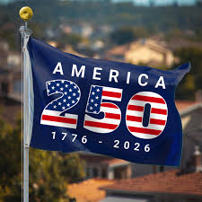 USA 250th Anniversary Patriotic Flag 3x5 Ft Double Sided