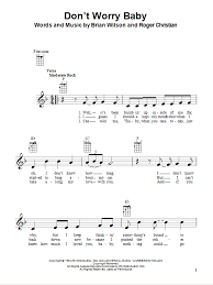 Don T Worry Baby By The Beach Boys Ukulele Guitar Instructor