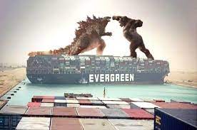 The ever given is one of the world's largest container ships in service, at 400 meters long and the behemoth vessel managed to get stuck in the canal on tuesday just north of the egyptian port of suez. 31ljtw3uk3nrum