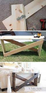 20 Easy Diy Console Table And Sofa Table Ideas Hative Diy Console Table Diy Sofa Table Diy Sofa