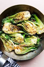 Stir Fried Baby Bok Choy The Modern Proper Recipe Easy Bok Choy Recipes Bok Choy Recipes Korean Side Dishes