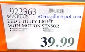 Winplus Motion Sensor Led Utility Light Costco Price Frugal Hotspot Frugal Hotspot