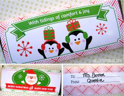 Easily make personalized candy wrappers bubbles, suckers, keepsake cans and more. Fb Exclusive Download Holiday Candy Bar Wrappers From Hello Cuteness Christmas Candy Bar Holiday Printables Holiday Candy