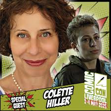 Comic Con Liverpool welcomes Colette Hiller, known for projects such as  Aliens, Singles, Space Precinct, and many more. Appearing 3-4 May! Tickets:  https://t.co/BGUh53jxHM