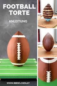 Football Torte Eine Stehende 3d Football Torte Lecker Site Football Cake Superbowl Party Food Superbowl Party
