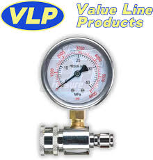 Value Line Quick Connect Pressure Gauge - Pressure Tek