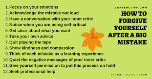 11 Ways On How To Forgive Yourself After A Big Mistake - Career Cliff