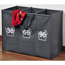 kesper waschesortierer mit 3er einteilung und trageschlaufen dies das kuchenhelfer kucheninventar kitchenking panier a linge bac a linge sale panier