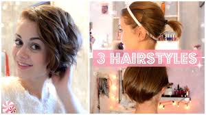 Men's short hair might be easy to control and maintain, but that doesn't mean you have to miss out in the style department. From Short To Long 3 Easy Hairstyles English Youtube