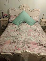 It adds an interesting character and charm to your room without scaring the cat off with a spooky dark red paint or curvy black faux leather. French Shabby Chic Bed Set Collection In Lewisham London Gumtree
