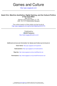 Place two pistons next to each other. Pdf Geek Chicmachine Aesthetics Digital Gaming And The Cultural Politics Of The Case Mod