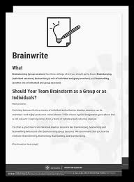 learn how to use the best ideation methods brainstorming