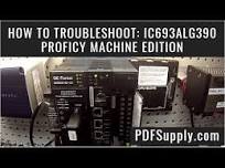 How-to Troubleshoot: IC693ALG390 (GE Fanuc PLC 90-30 Proficy Machine  Edition Programming Tutorial)