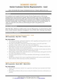 Customer service representatives (csrs), customer service advisors, or customer service associates (csas) interact with customers to handle complaints, process orders, and provide information about an organization's products and services. Senior Customer Service Representative Resume Samples Qwikresume