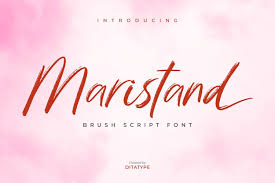 020;adbe;brushscriptstd brush script std medium otf 1. Maristand Beautiful Brush Font 940741 Handwritten Font Bundles