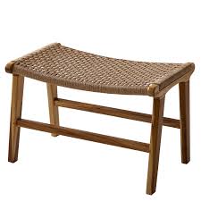 Hocker Sulina Kaufen Home24 Hocker Teak Holz Polsterhocker